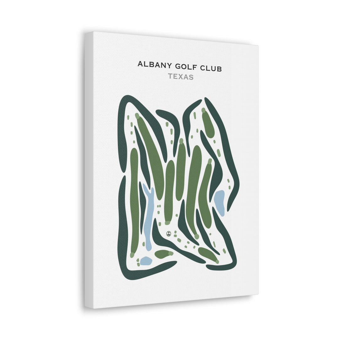 Albany Golf Club, Texas - Printed Golf Courses