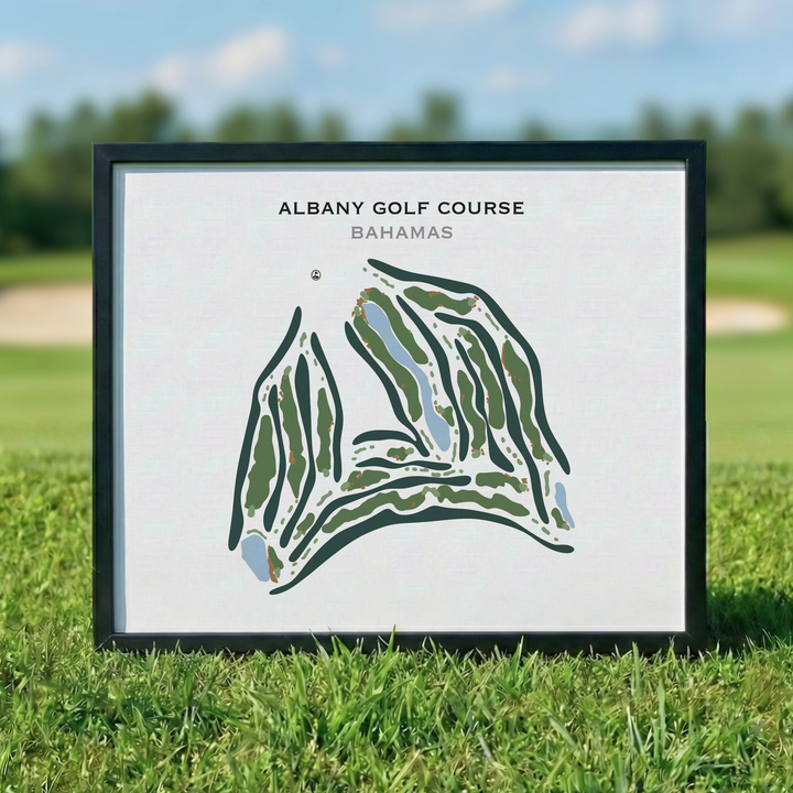 Albany Golf Course, Bahamas - Printed Golf Course