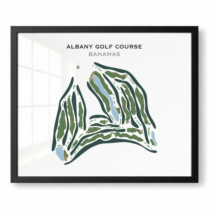 Albany Golf Course, Bahamas - Printed Golf Course