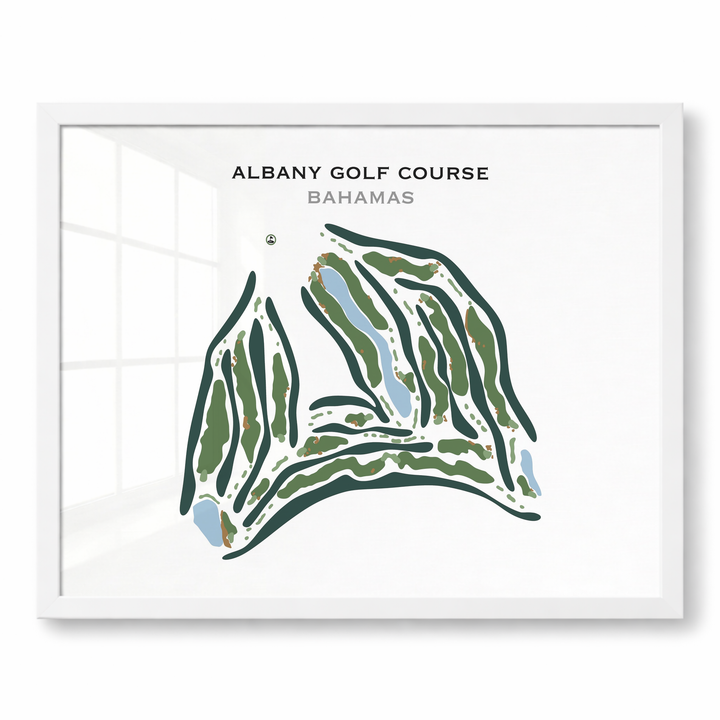 Albany Golf Course, Bahamas - Printed Golf Course