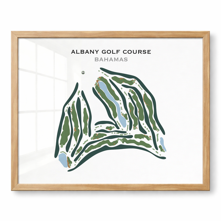 Albany Golf Course, Bahamas - Printed Golf Course