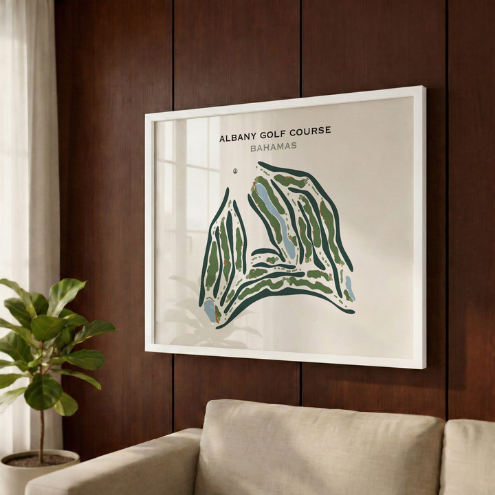 Albany Golf Course, Bahamas - Printed Golf Course