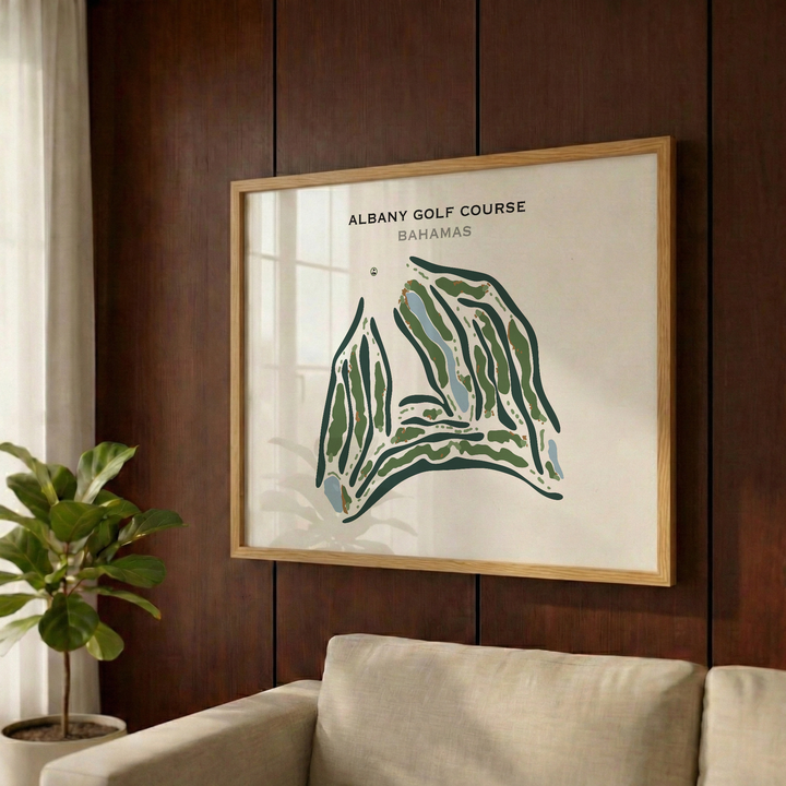 Albany Golf Course, Bahamas - Printed Golf Course