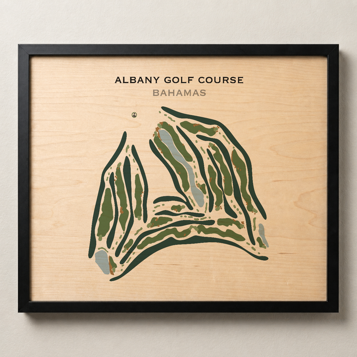 Albany Golf Course, Bahamas - Printed Golf Course