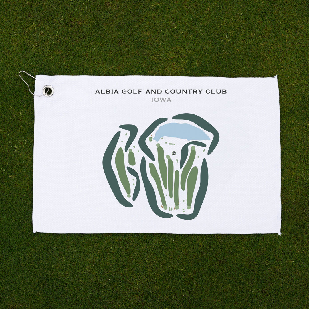 Albia Golf & Country Club, Iowa - Printed Golf Courses