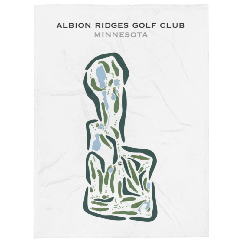 Albion Ridges Golf Club, Minnesota - Printed Golf Courses