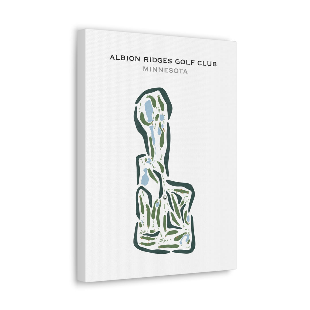 Albion Ridges Golf Club, Minnesota - Printed Golf Courses