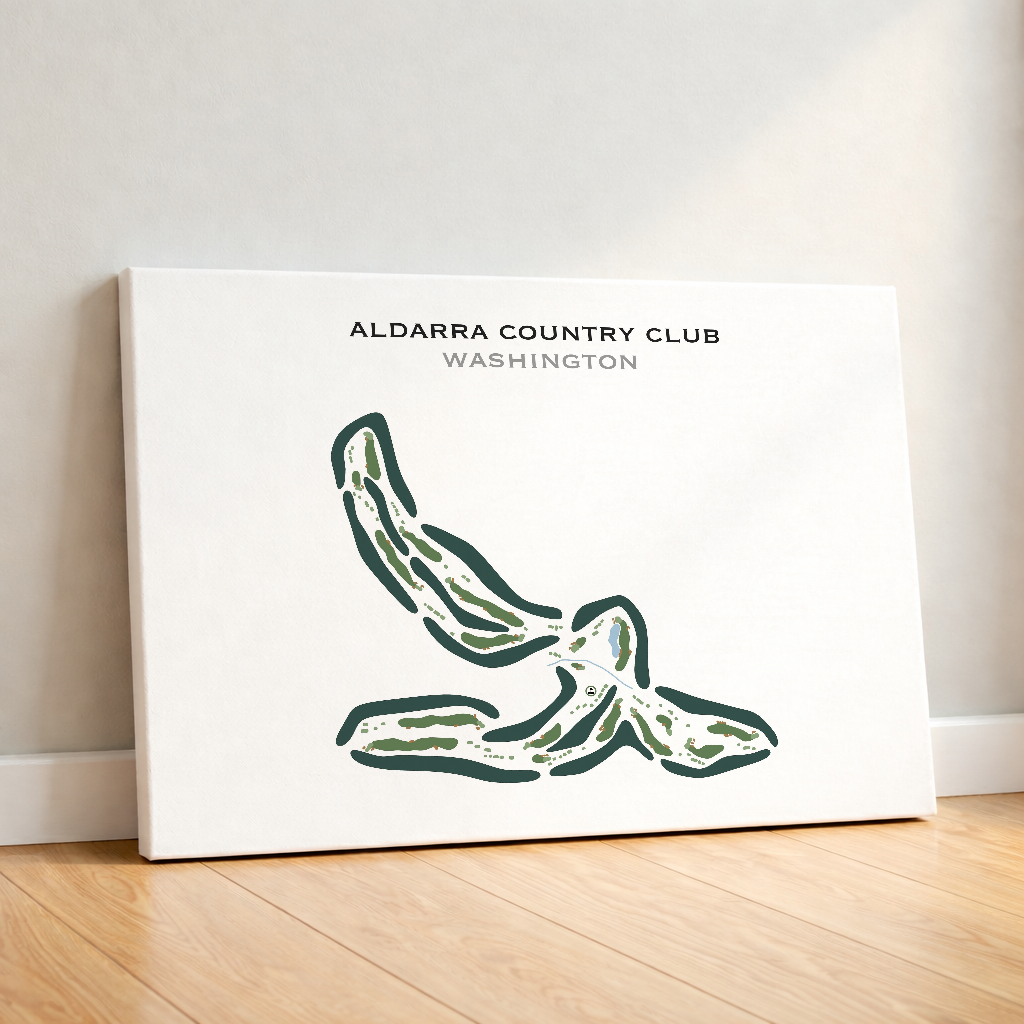 Aldarra Country Club, Washington - Printed Golf Courses