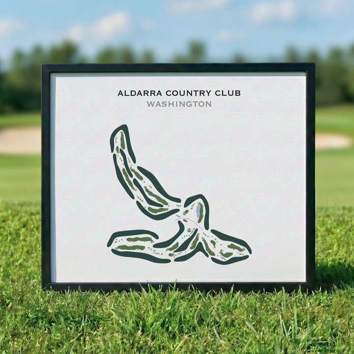 Aldarra Country Club, Washington - Printed Golf Courses