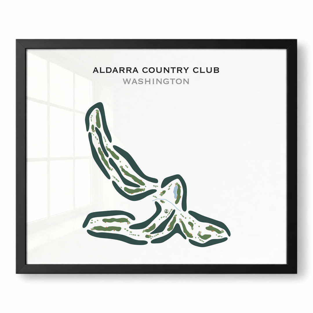 Aldarra Country Club, Washington - Printed Golf Courses