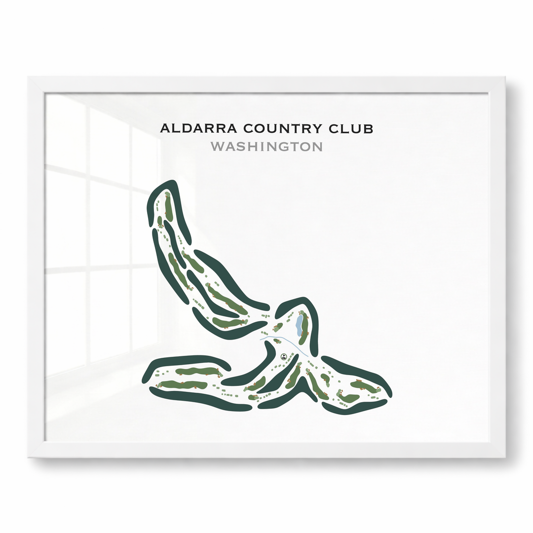 Aldarra Country Club, Washington - Printed Golf Courses
