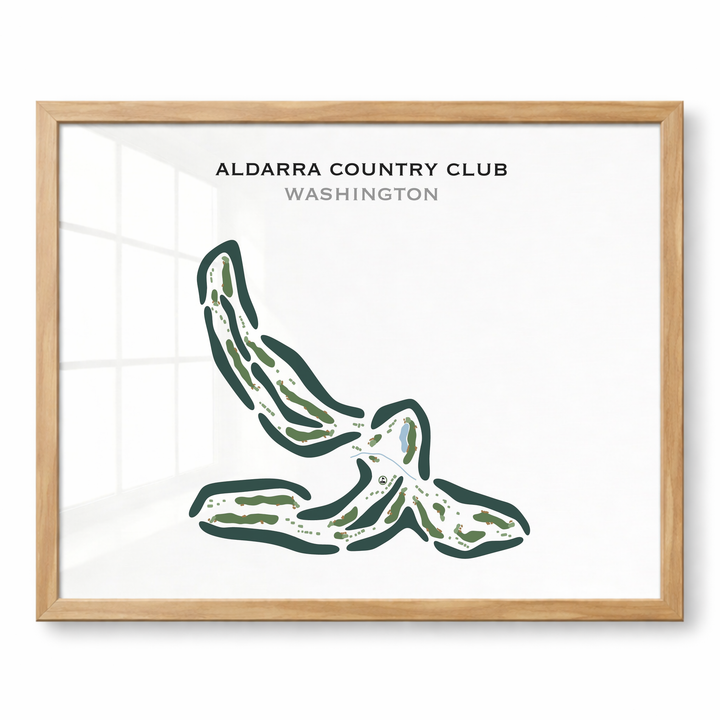 Aldarra Country Club, Washington - Printed Golf Courses