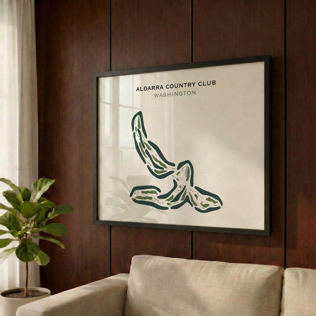 Aldarra Country Club, Washington - Printed Golf Courses