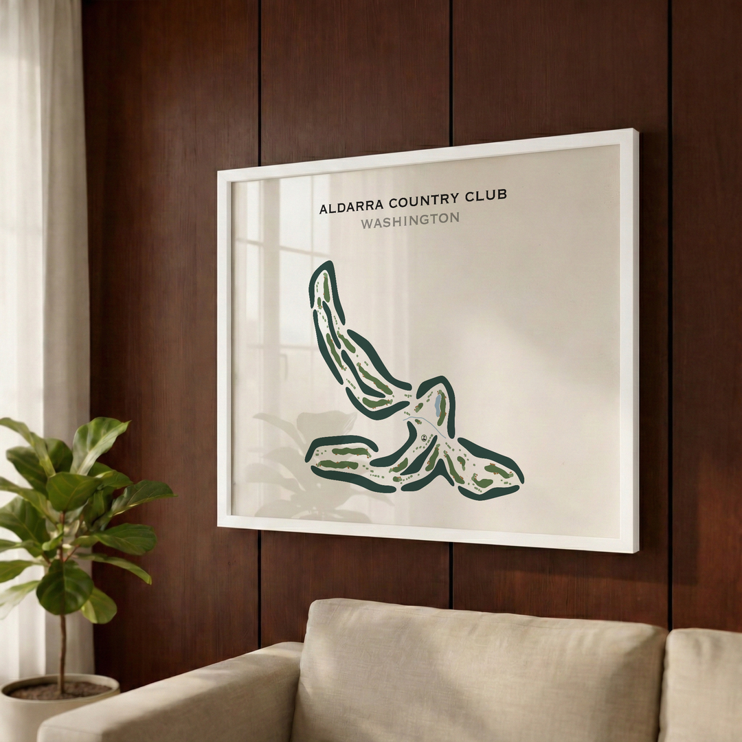 Aldarra Country Club, Washington - Printed Golf Courses
