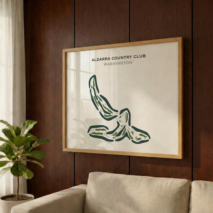 Aldarra Country Club, Washington - Printed Golf Courses