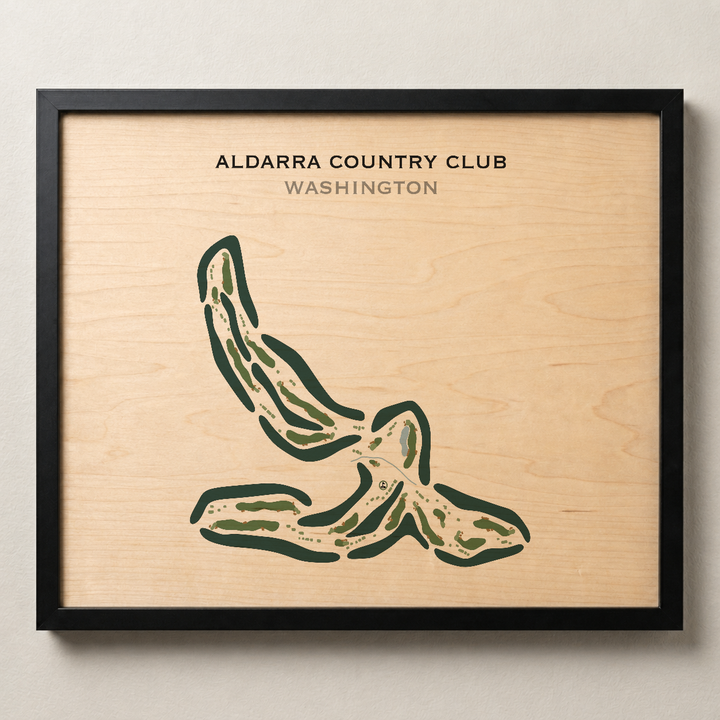 Aldarra Country Club, Washington - Printed Golf Courses