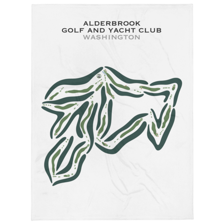 Alderbrook Golf and Yacht Club, Washington - Printed Golf Courses