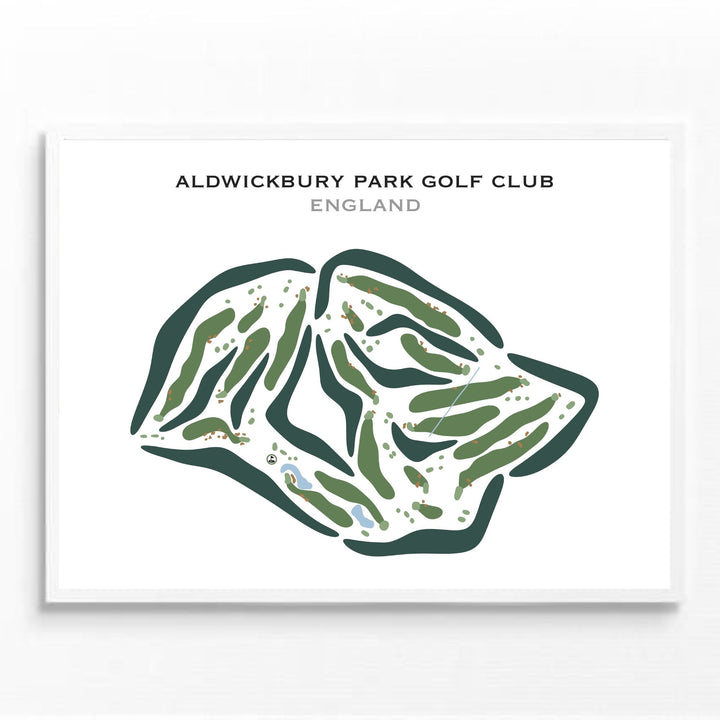 Aldwickbury Park Golf Club, England - Printed Golf Courses