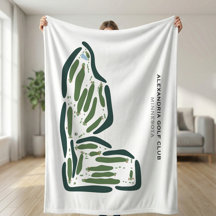Alexandria Golf Club, Minnesota - Printed Golf Courses
