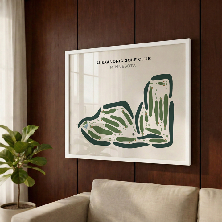 Alexandria Golf Club, Minnesota - Printed Golf Courses