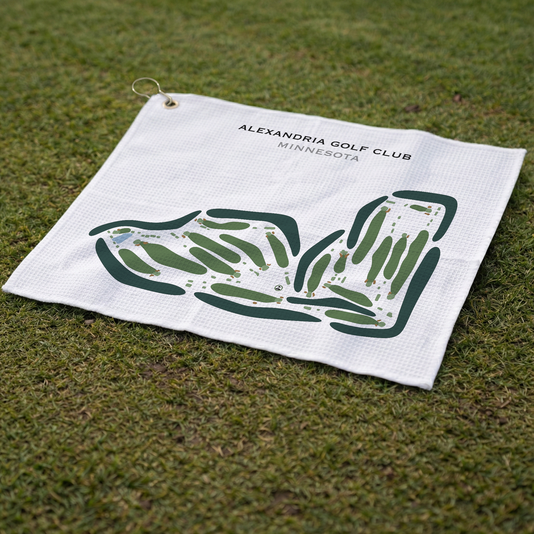 Alexandria Golf Club, Minnesota - Printed Golf Courses