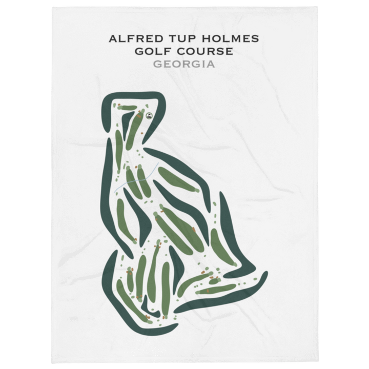 Alfred Tup Holmes Golf Course, Georgia - Printed Golf Courses