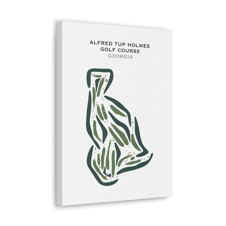 Alfred Tup Holmes Golf Course, Georgia - Printed Golf Courses