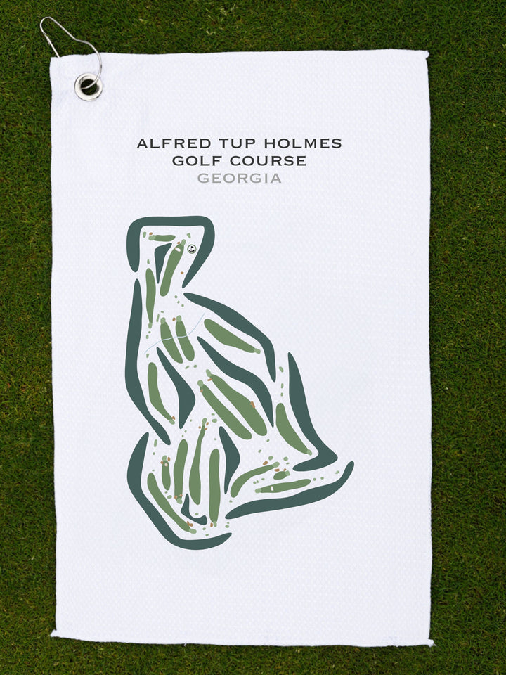 Alfred Tup Holmes Golf Course, Georgia - Printed Golf Courses