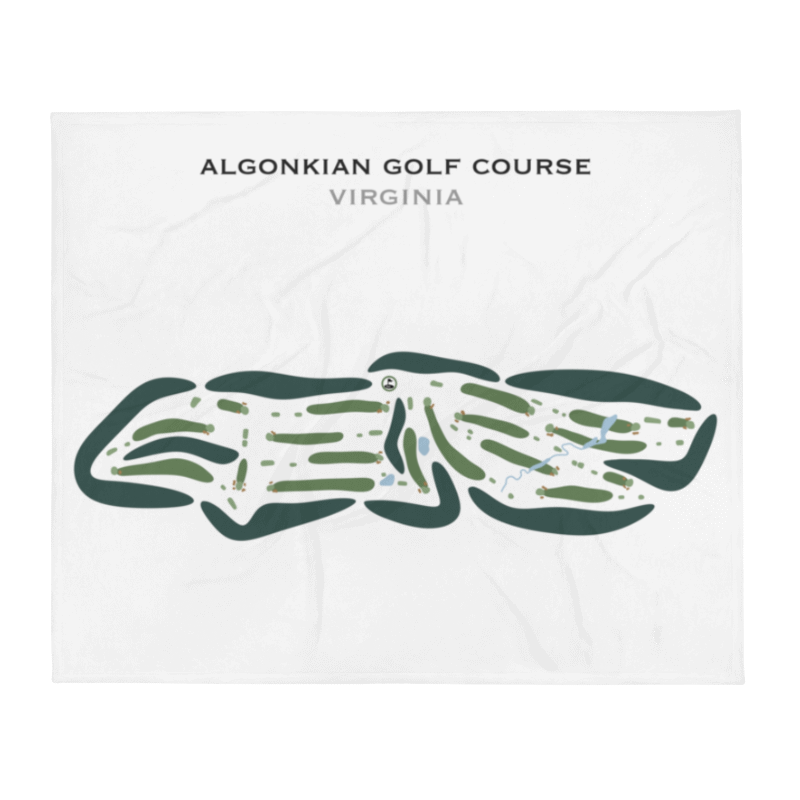Algonkian Golf Course, Virginia - Printed Golf Courses