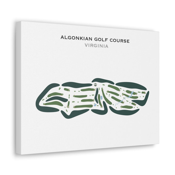 Algonkian Golf Course, Virginia - Printed Golf Courses