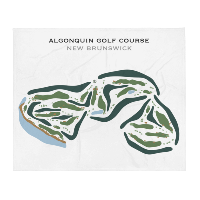 Algonquin Golf Course, New Brunswick, Canada - Printed Golf Courses