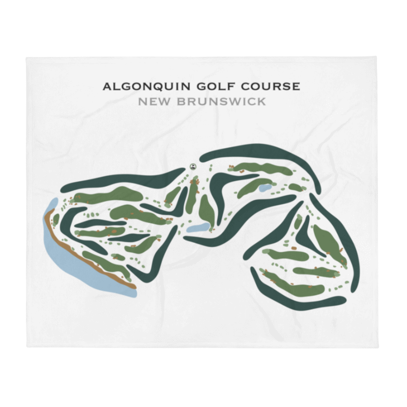 Algonquin Golf Course, New Brunswick, Canada - Printed Golf Courses