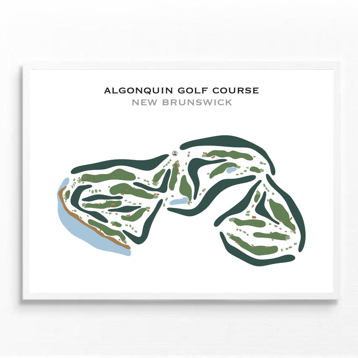 Algonquin Golf Course, New Brunswick, Canada - Printed Golf Courses