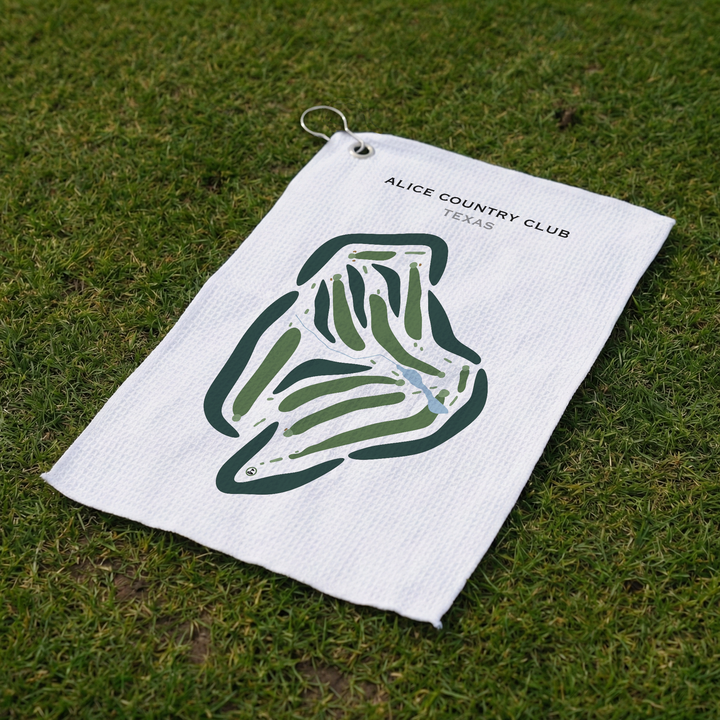 Alice Country Club, Texas - Printed Golf Courses