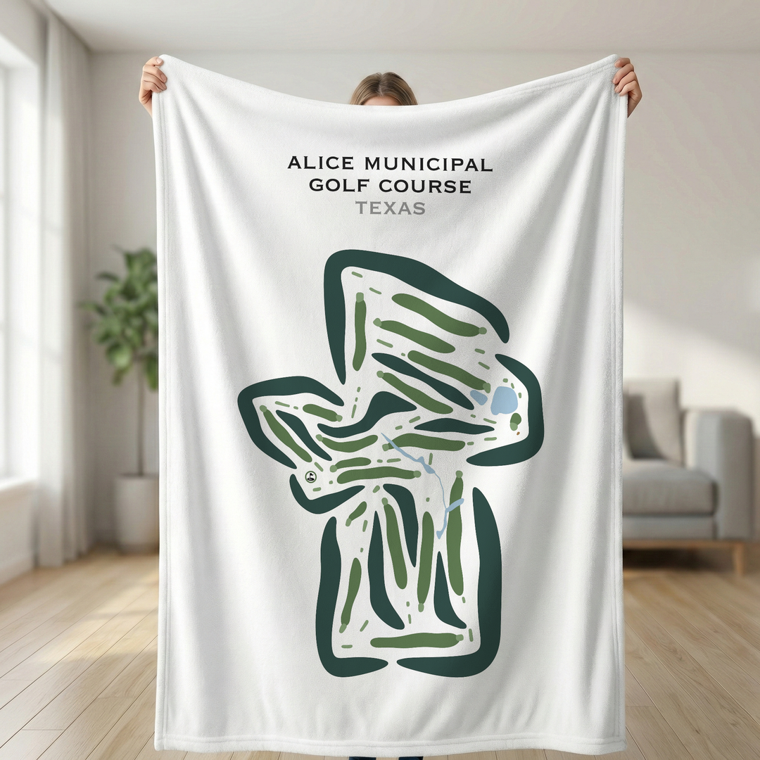 Alice Municipal Golf Course, Texas - Printed Golf Courses