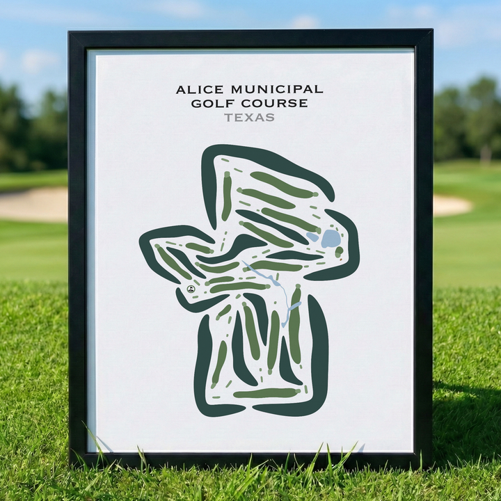 Alice Municipal Golf Course, Texas - Printed Golf Courses