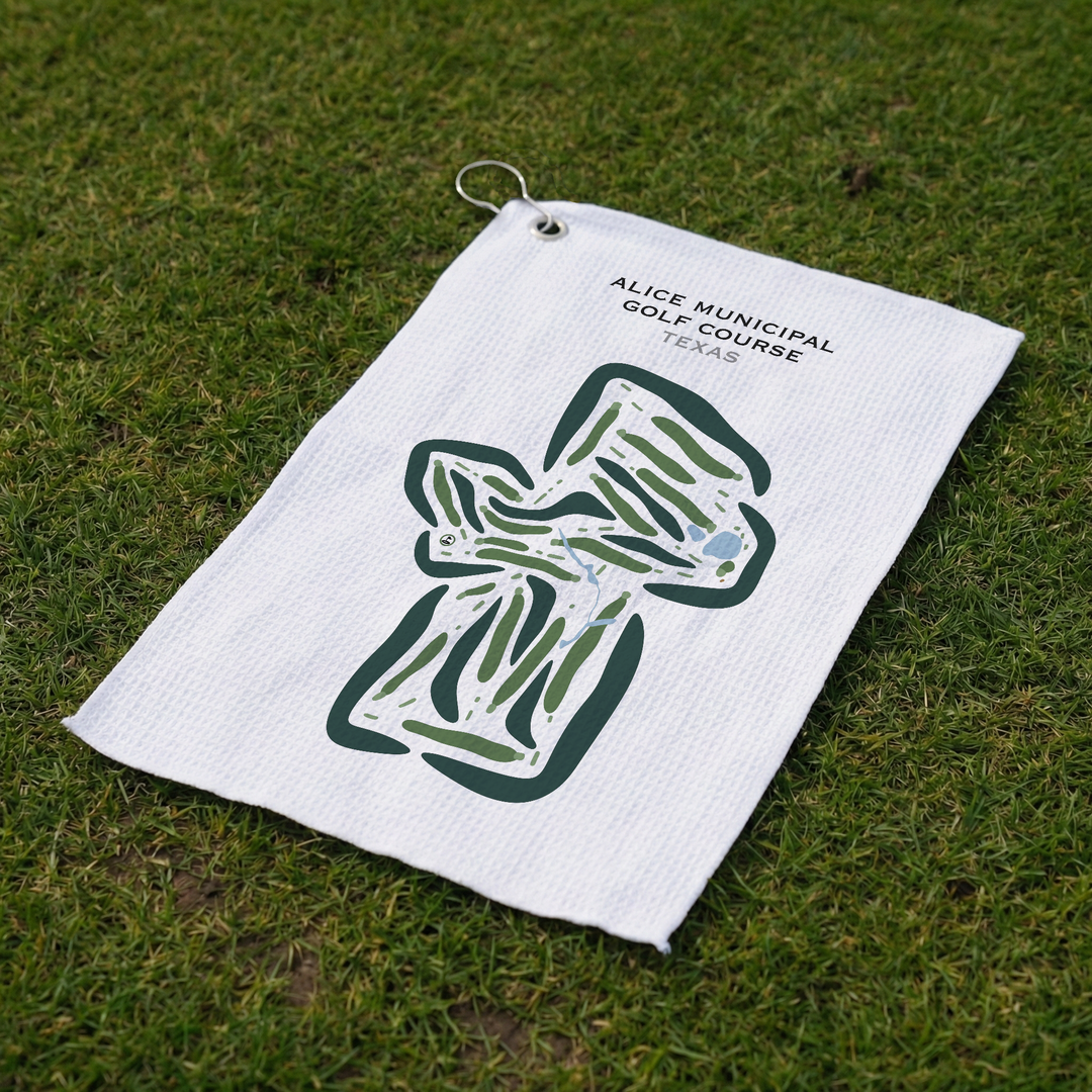 Alice Municipal Golf Course, Texas - Printed Golf Courses