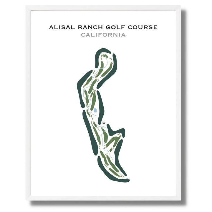 Alisal Ranch Golf Course, California - Printed Golf Courses