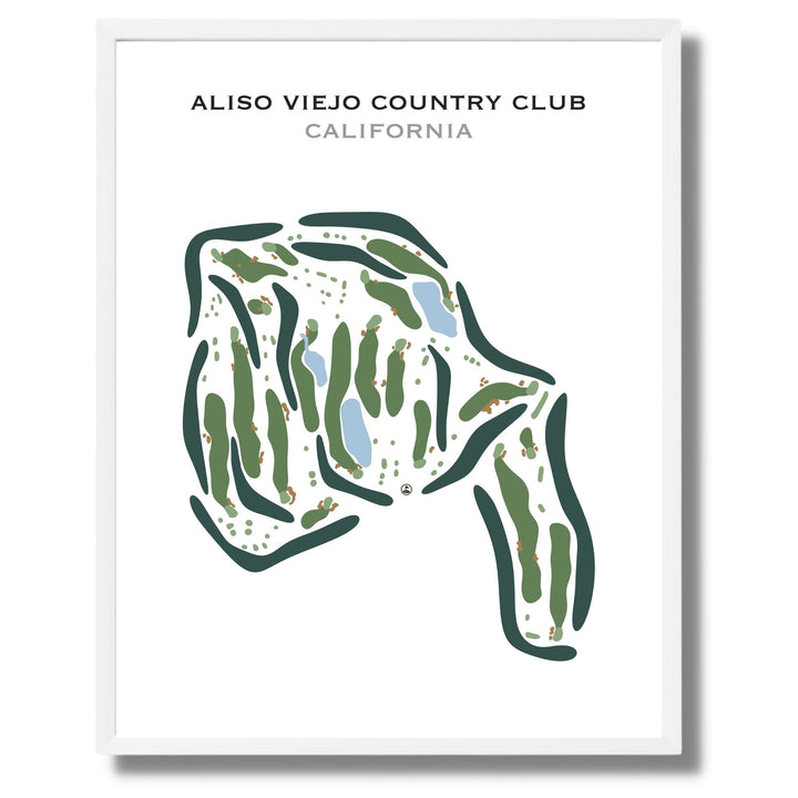 Aliso Viejo Country Club, California - Printed Golf Course