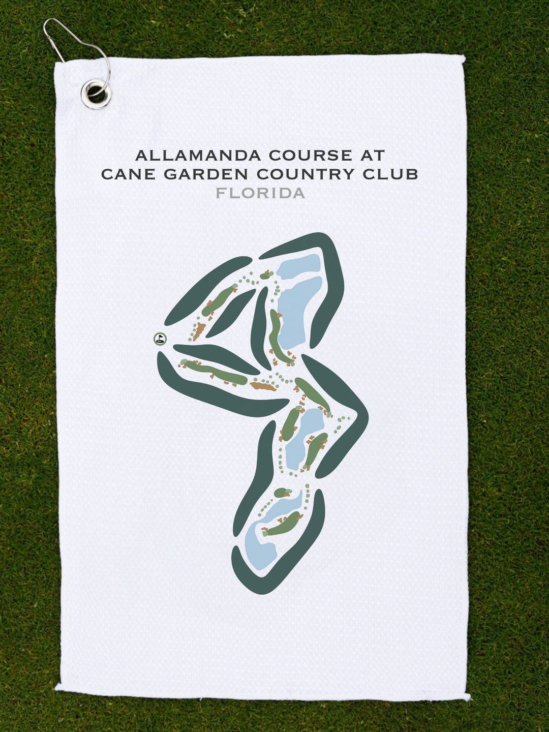 Allamanda Course at Cane Garden Country Club, Florida - Printed Golf Courses