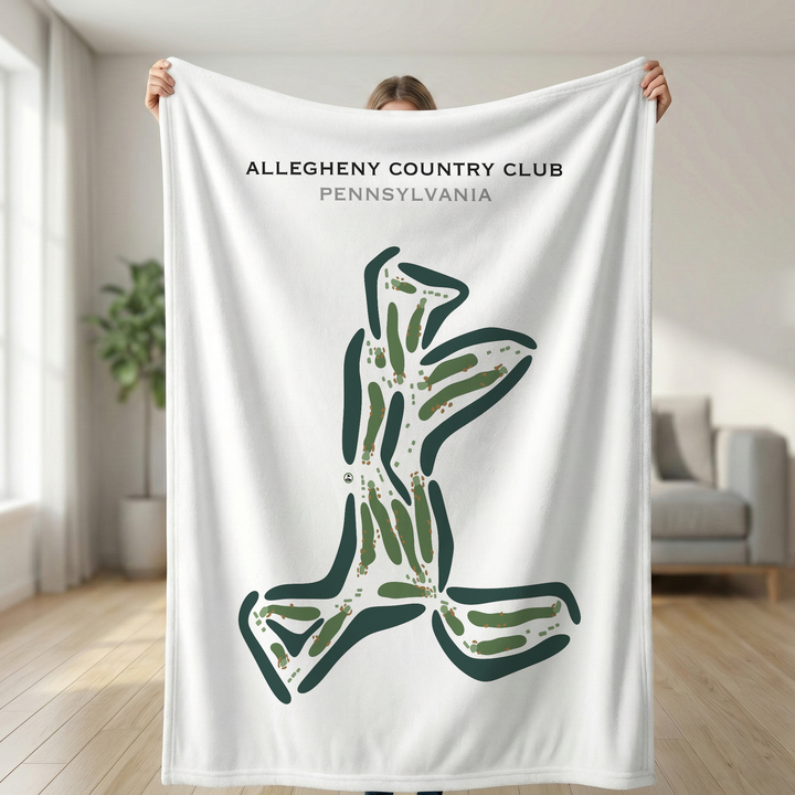 Allegheny Country Club, Pennsylvania - Printed Golf Courses