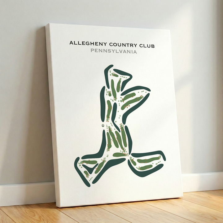 Allegheny Country Club, Pennsylvania - Printed Golf Courses