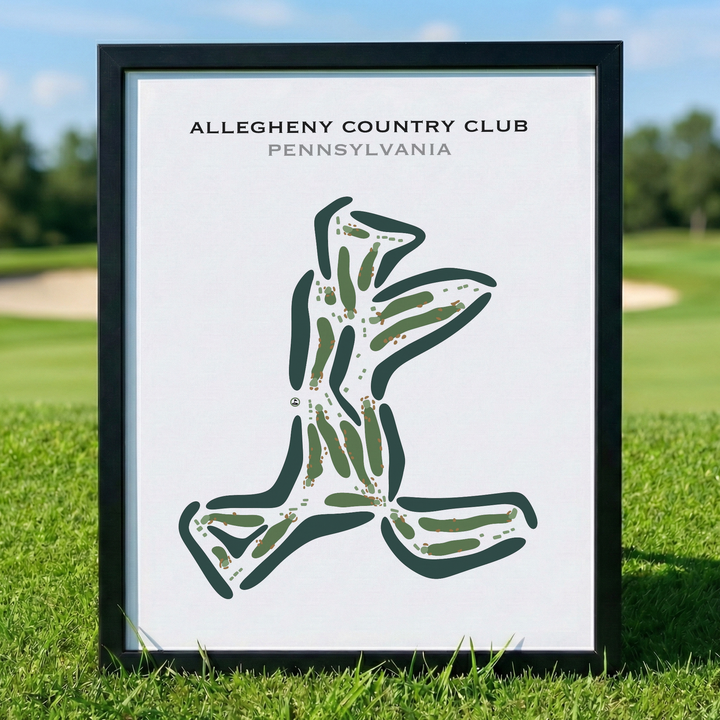 Allegheny Country Club, Pennsylvania - Printed Golf Courses