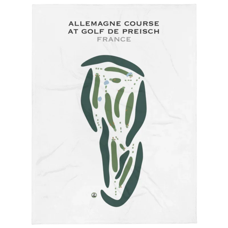 Allemagne Course at Golf de Preisch, France - Printed Golf Courses
