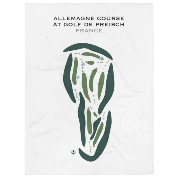 Allemagne Course at Golf de Preisch, France - Printed Golf Courses