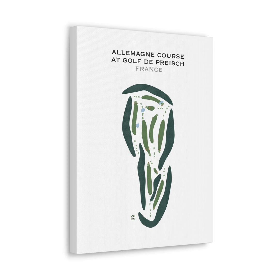 Allemagne Course at Golf de Preisch, France - Printed Golf Courses