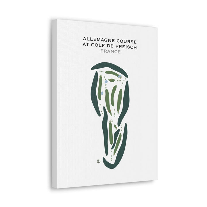 Allemagne Course at Golf de Preisch, France - Printed Golf Courses