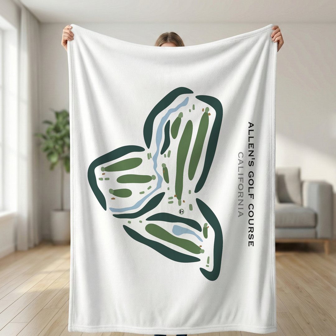 Allen's Golf Course, California - Printed Golf Courses