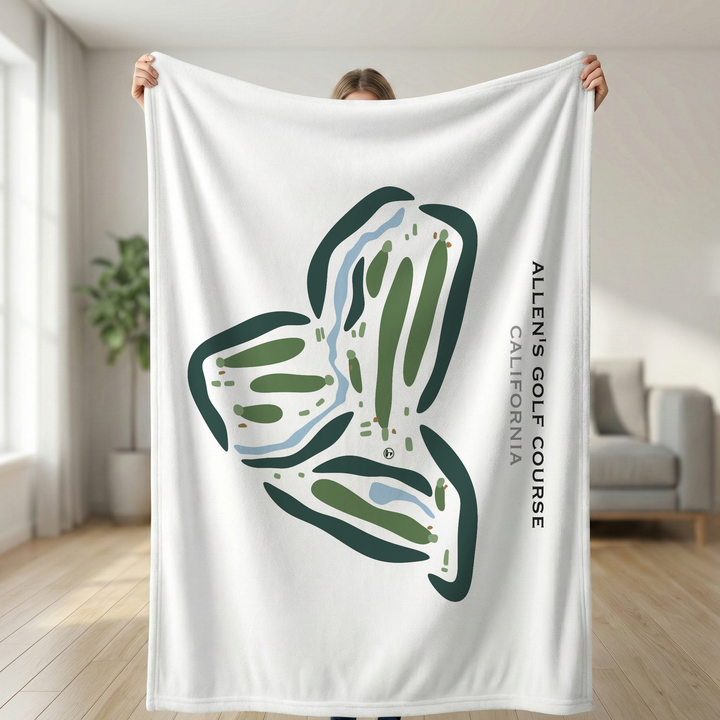 Allen's Golf Course, California - Printed Golf Courses