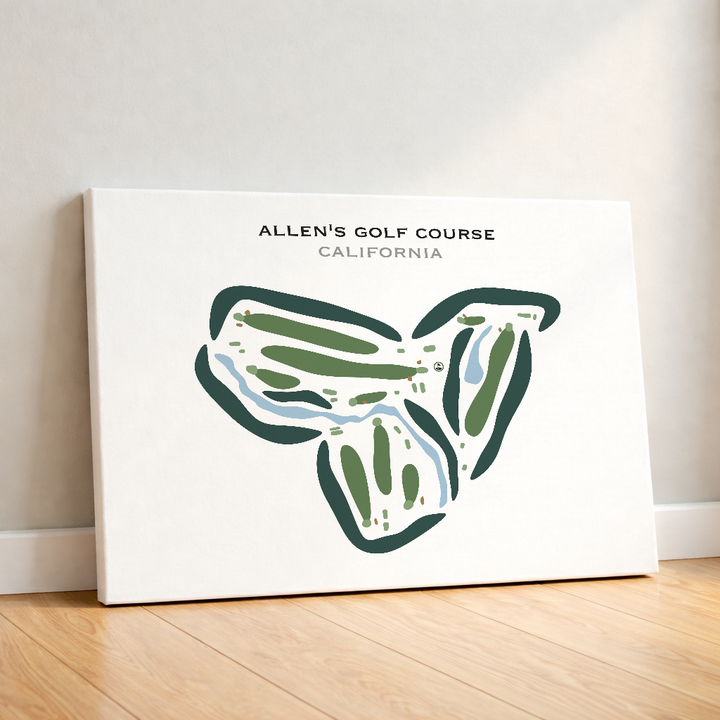Allen's Golf Course, California - Printed Golf Courses